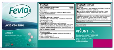 Bottle (Editable   Label Fevia Acid Control X 60 Tablets 001)